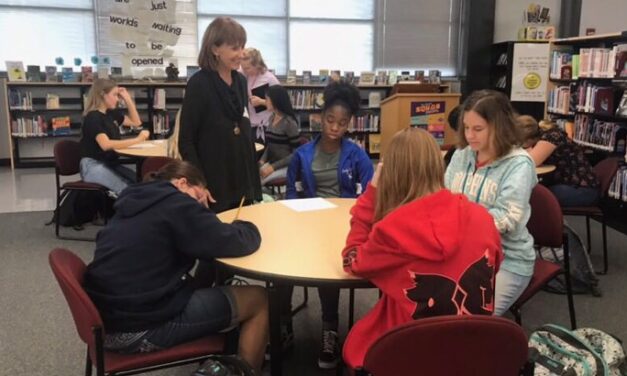 McIntosh Middle School Hosts Middle Grade Author McLaughlin