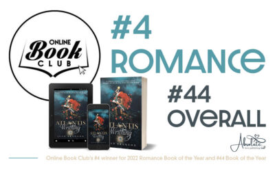 Atlantis Writhing Wins #4 in Romance!
